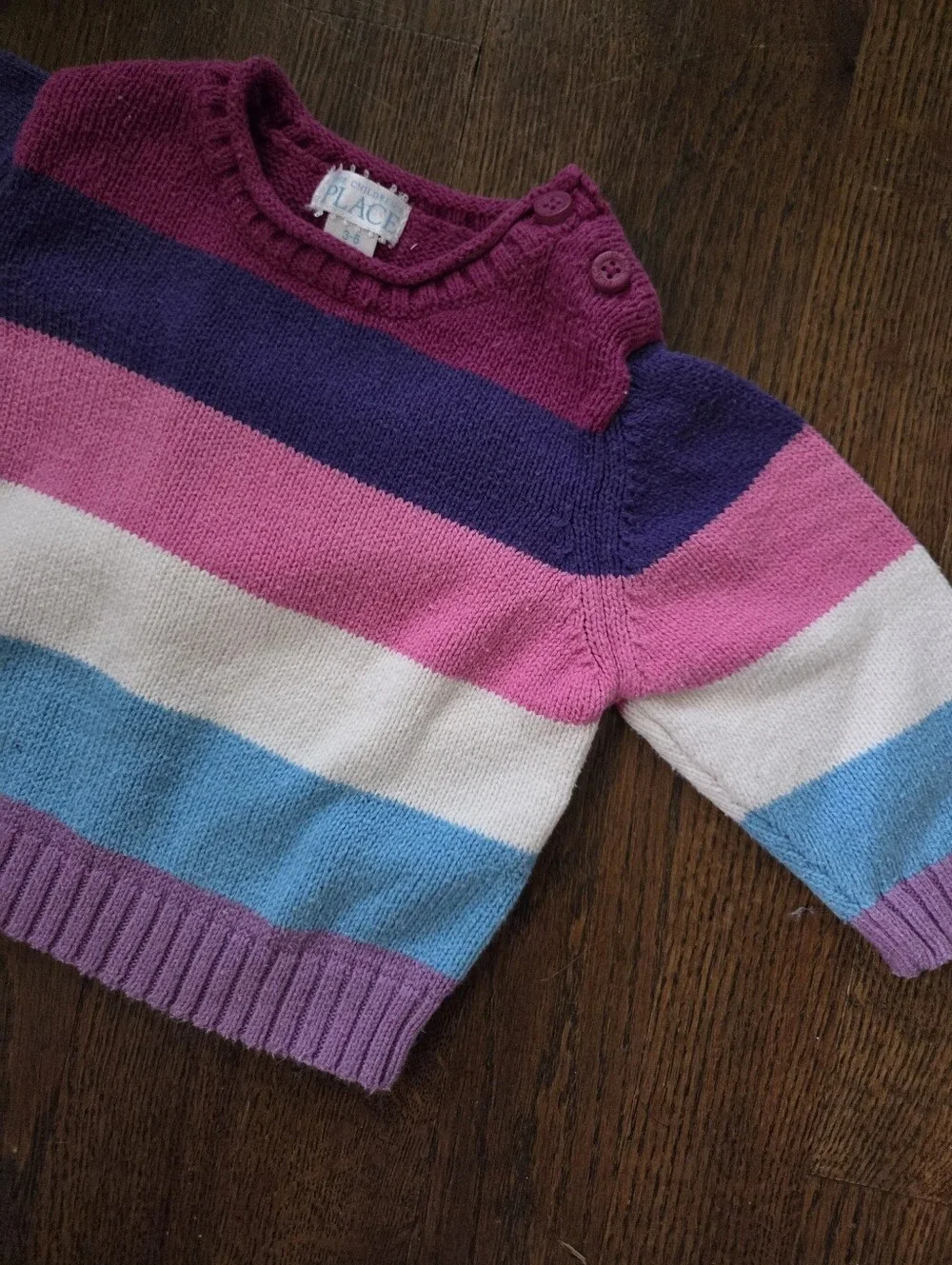 TCP (The Childrens Place) Girls 3/6M Striped Sweater